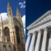 Photos of Cambridge & US Supreme Court as Comparison of New York Bar Admission & Cambridge LLM Degree