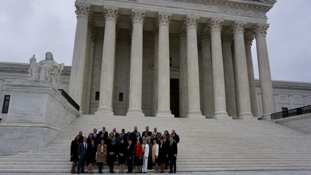 US Supreme Court bar admission NYSBA member group photo 1