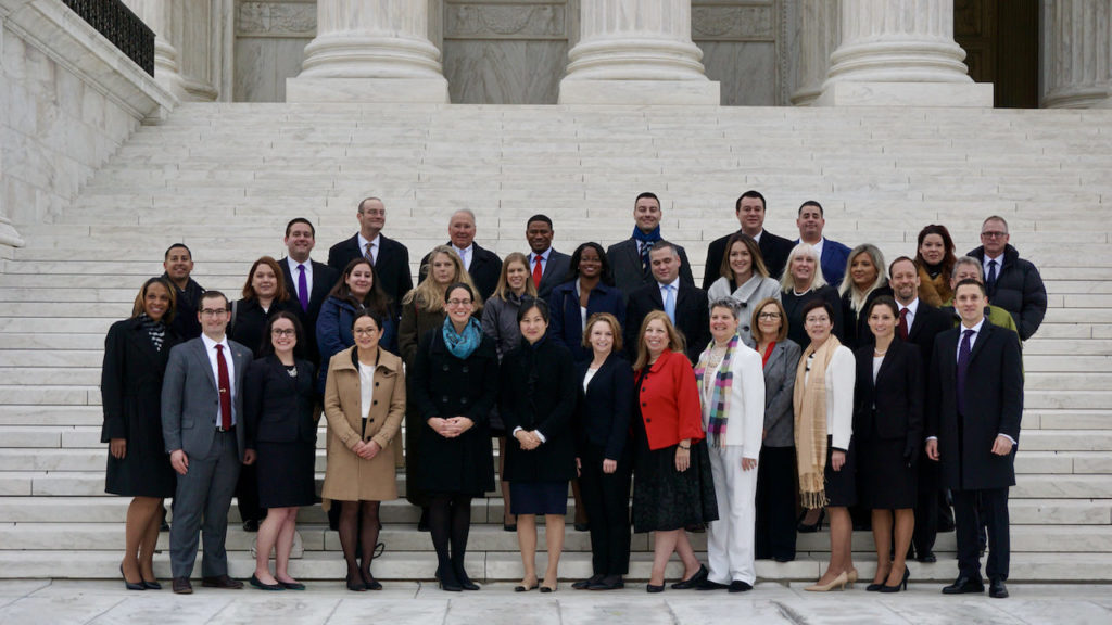 US Supreme Court bar admission NYSBA member group photo 2
