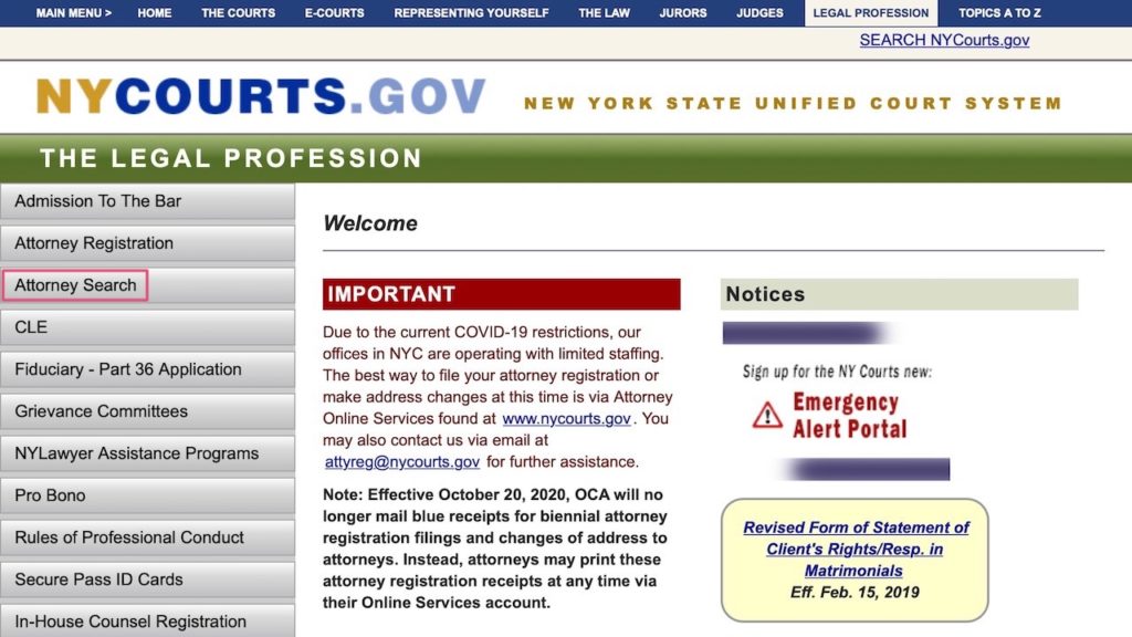 Image showing how to check US attorney license 2